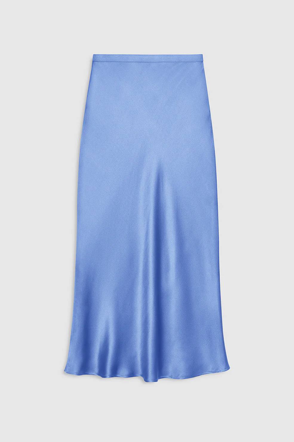Bar Silk Skirt - Storm Blue - Image 3