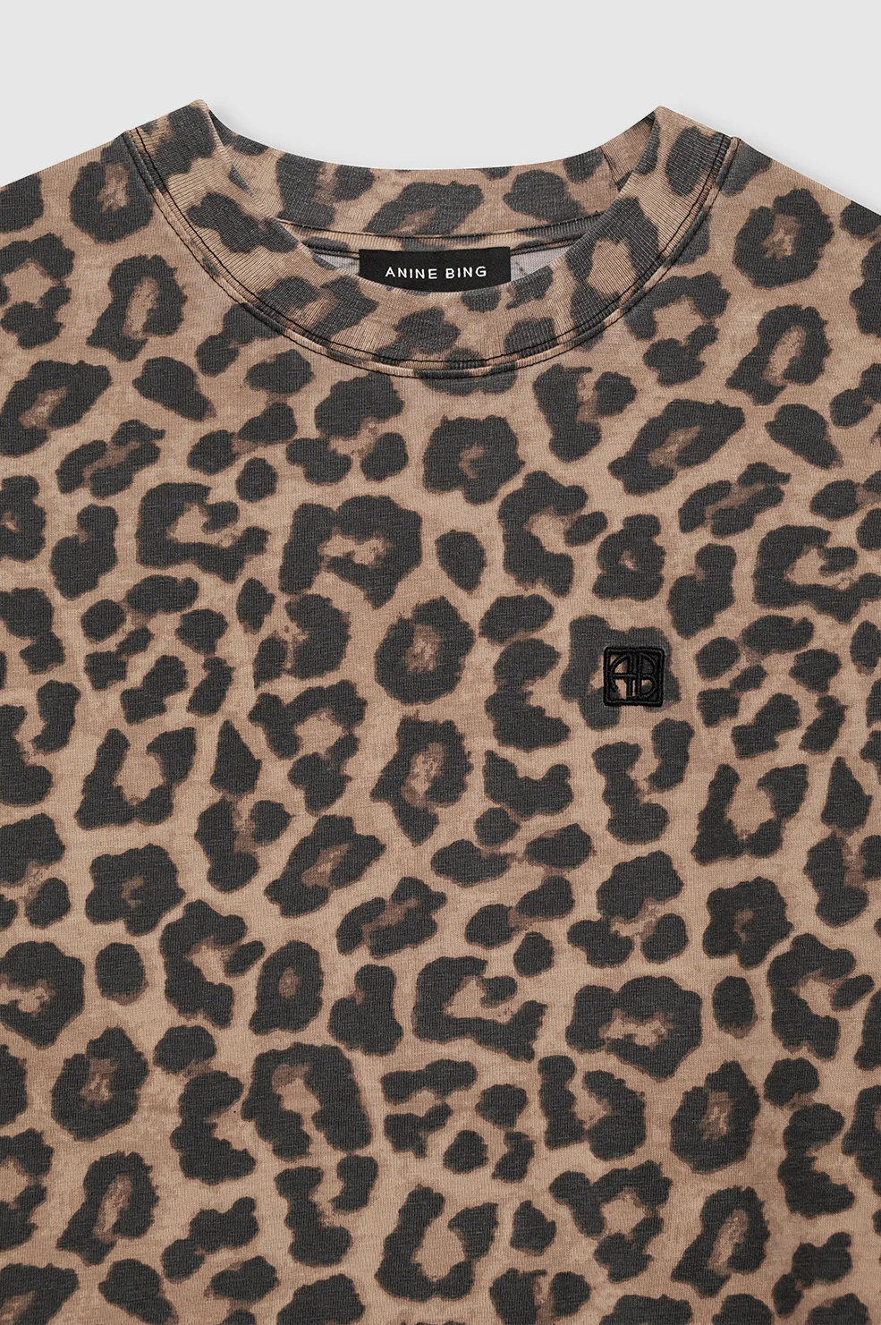 Beth Mini Dress - Black And Brown Leopard - Image 4