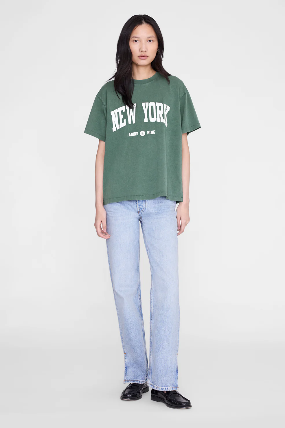 Cade Tee New York University - Cilantro
