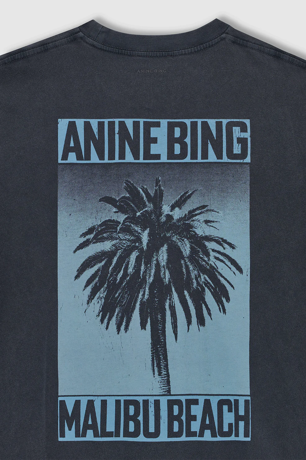 Cade Tee Palm - Washed Black - Image 4