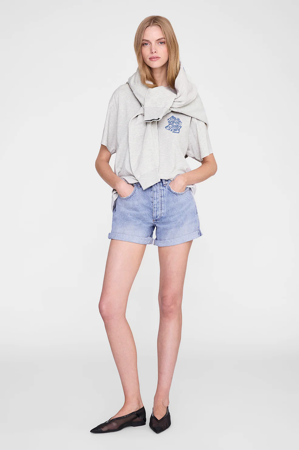 Cade Tee Wave - Heather Grey - Image 6