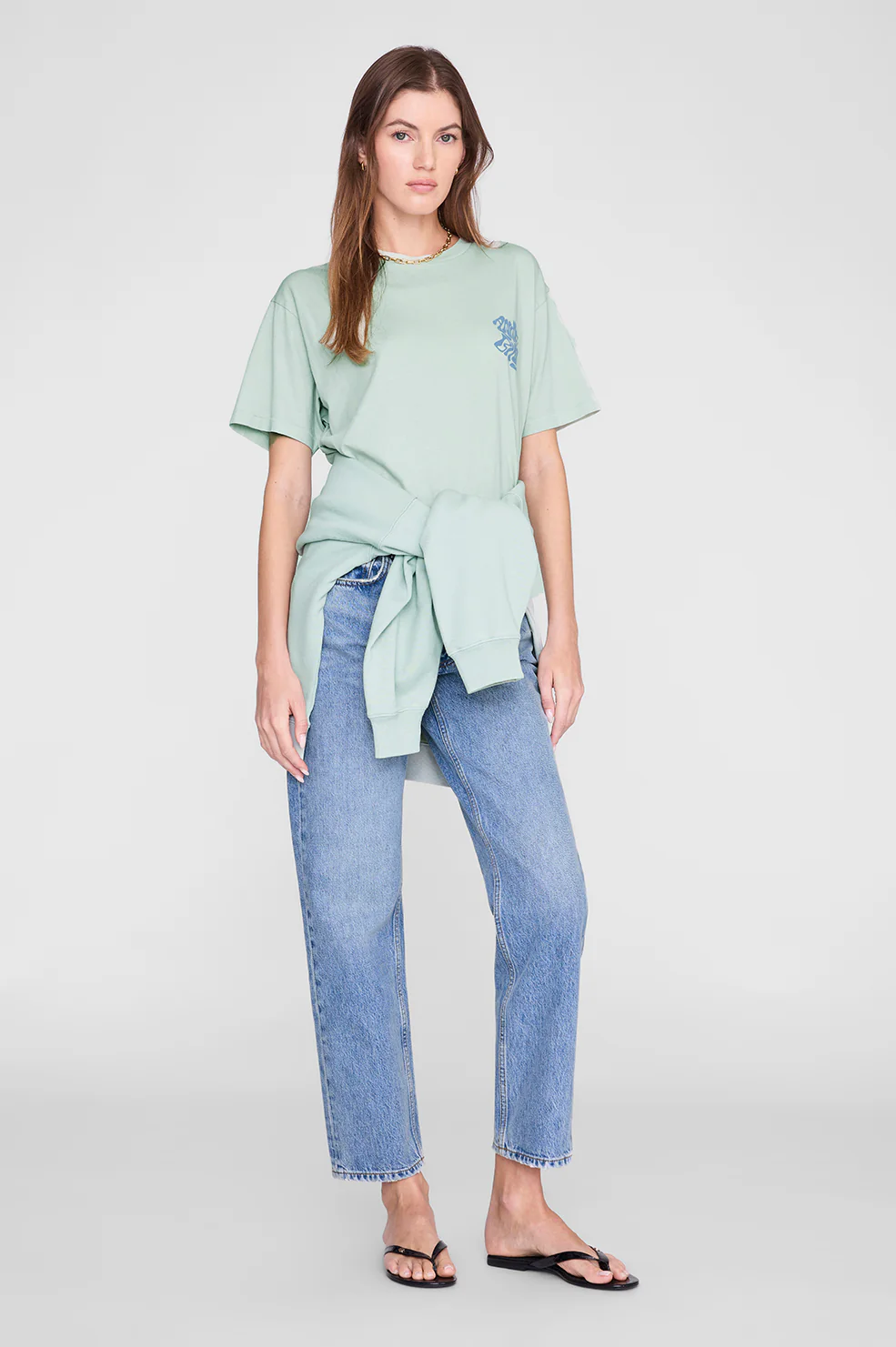 Cade Tee Wave - Washed Seafoam - Image 6