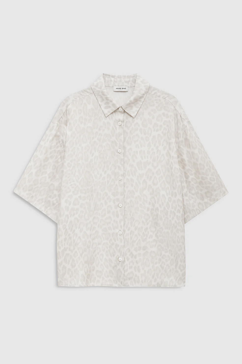 Coco Shirt - Washed White Leopard - Image 3
