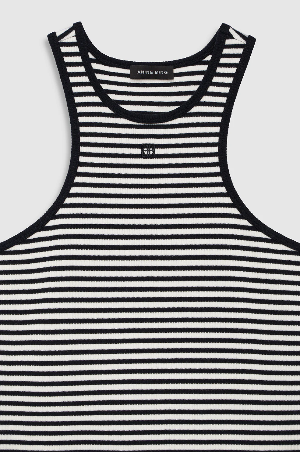 Cole Dress - White And Black Mini Stripe - Image 4