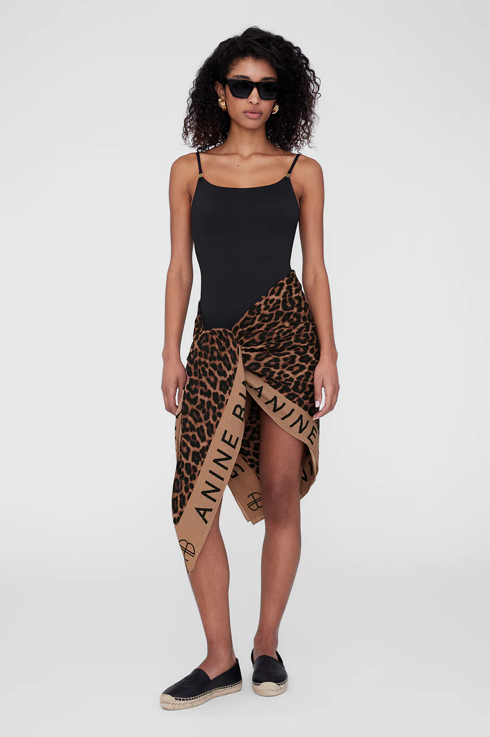 Eliza Sarong - Tan And Brown Leopard - Image 2