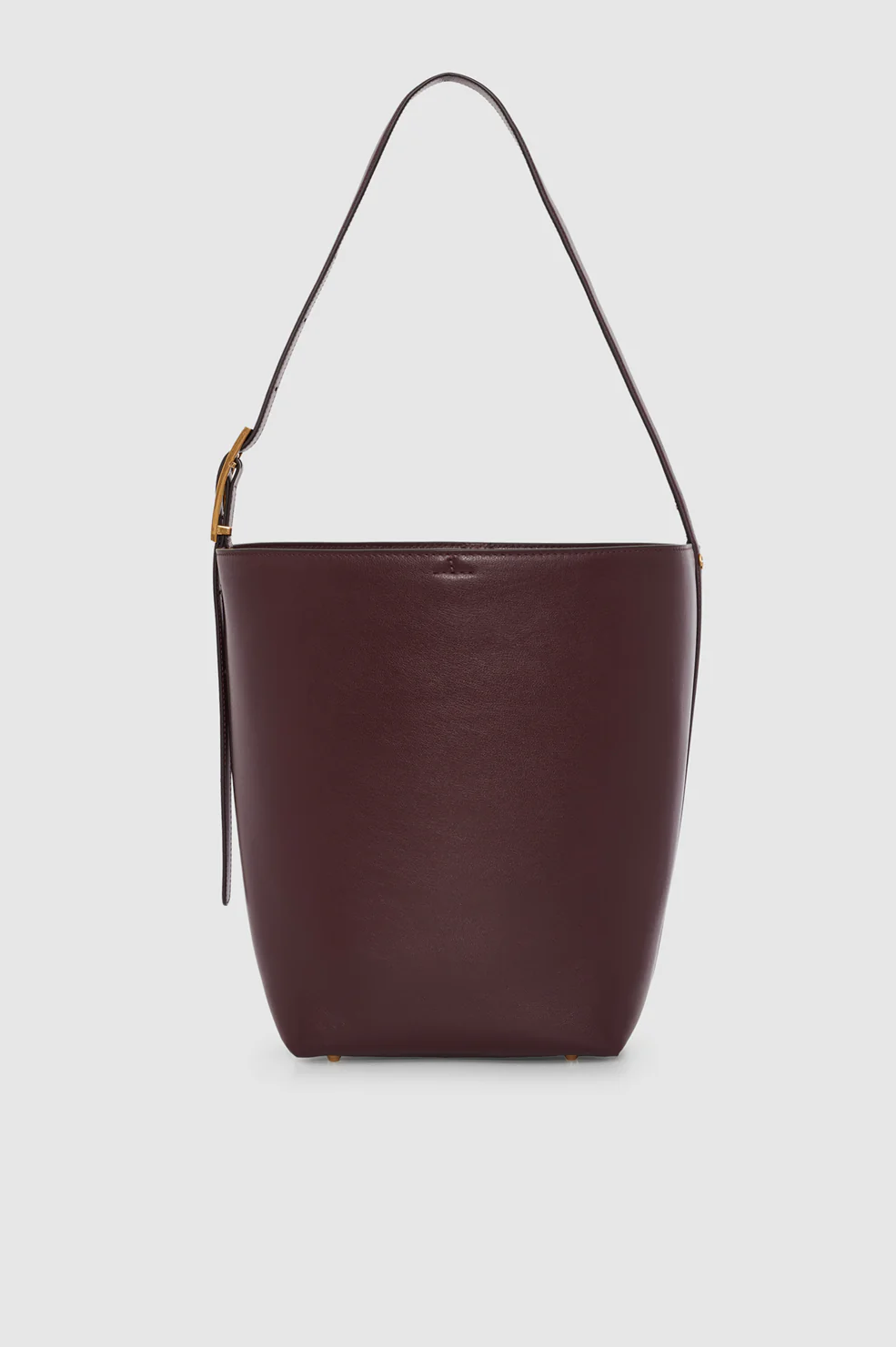 Elly Bucket Bag Grained Leather - Fig - Image 3