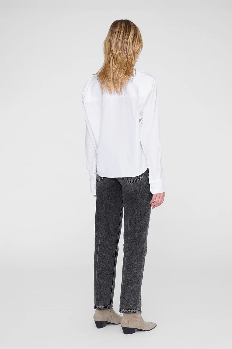 Essie Cropped Shirt - White - Image 2