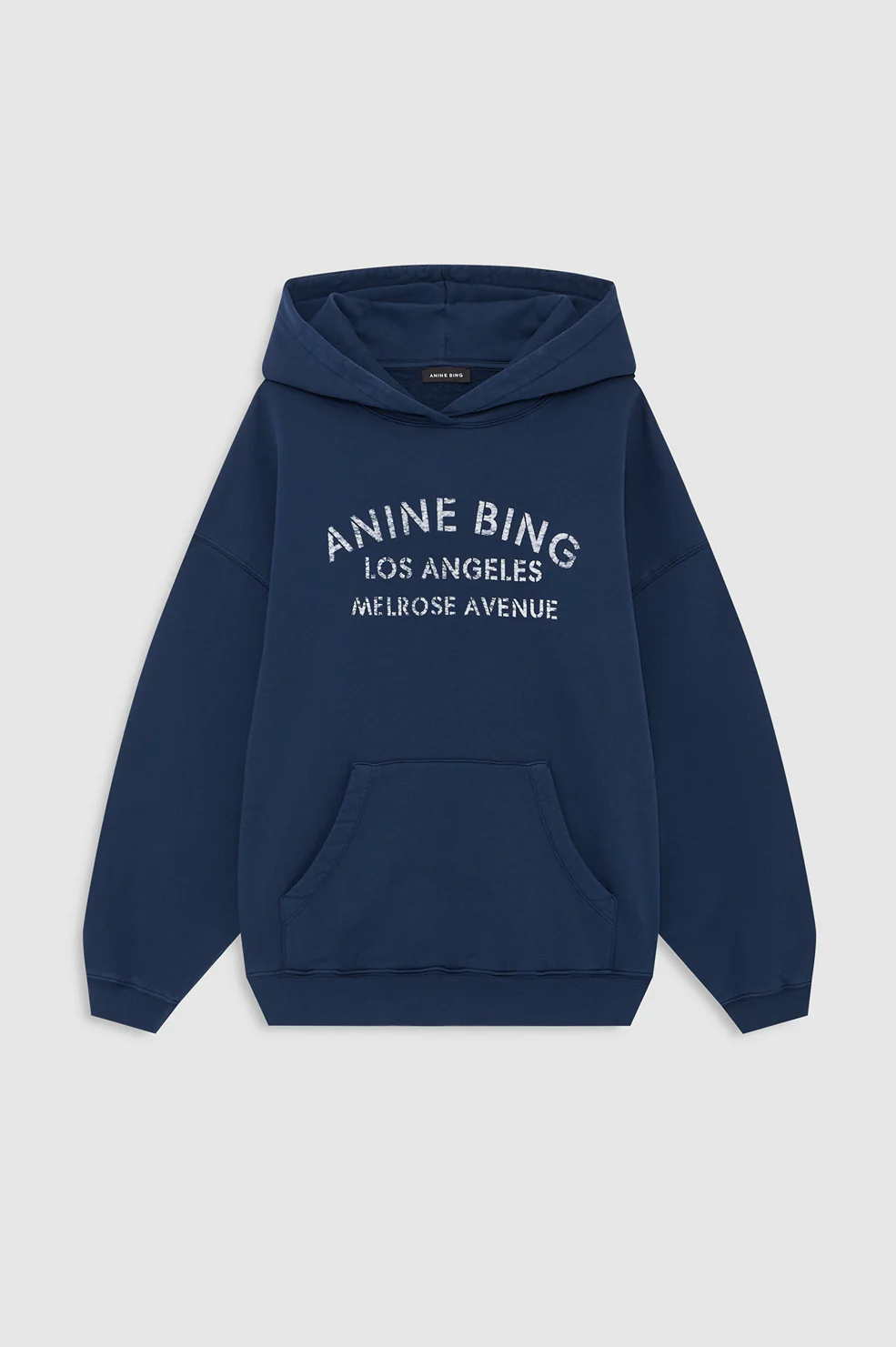 Harvey Sweatshirt Melrose Stencil - Navy - Image 3