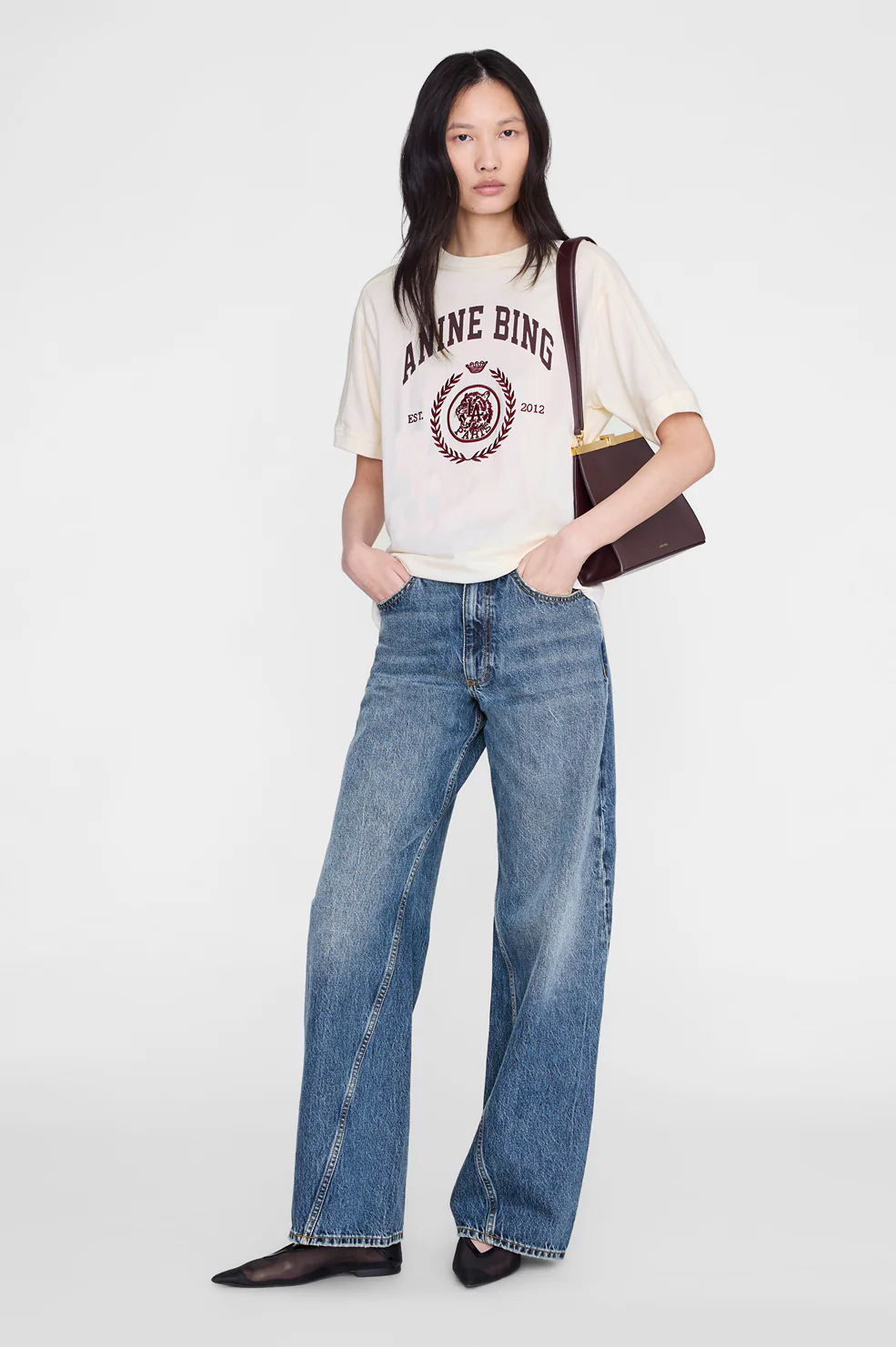 Jaylin Tee Collegiate - Cream