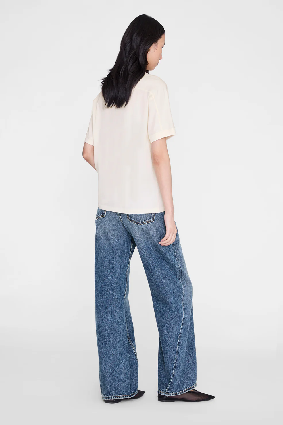 Jaylin Tee Collegiate - Cream - Image 5