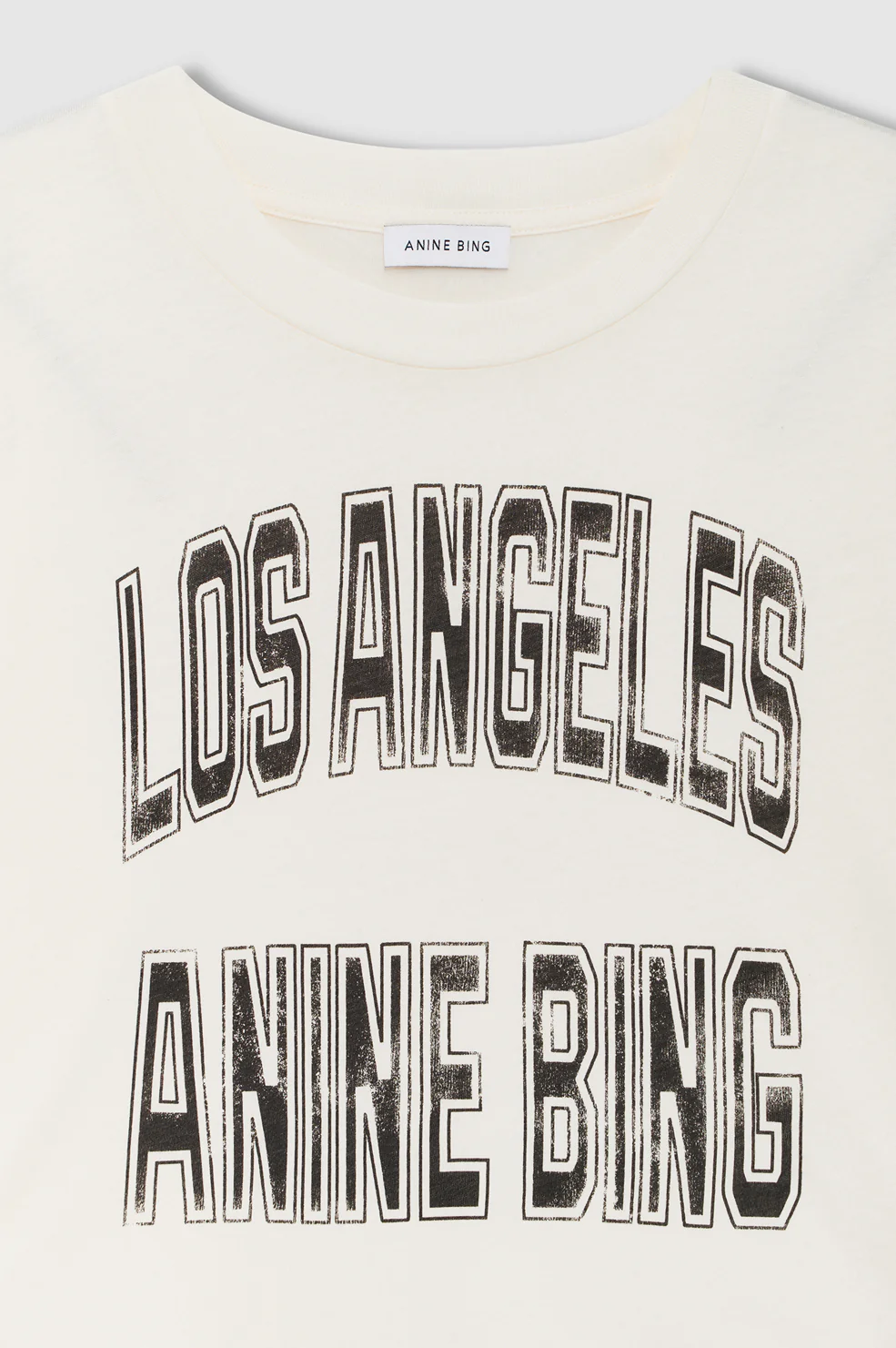 Johnny Cropped Tee - Cream - Image 4
