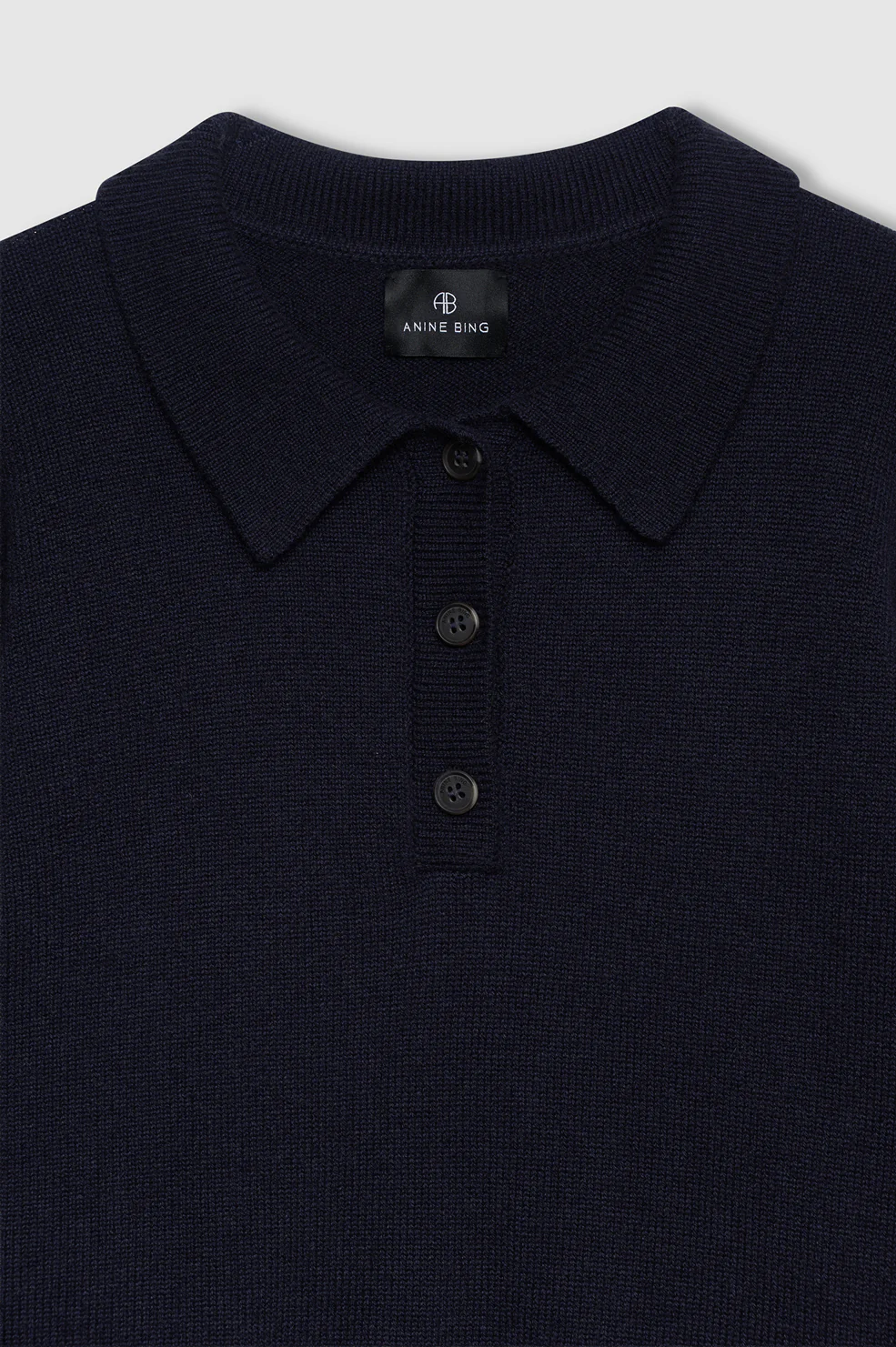 Lee Polo Sweater - Navy - Image 4