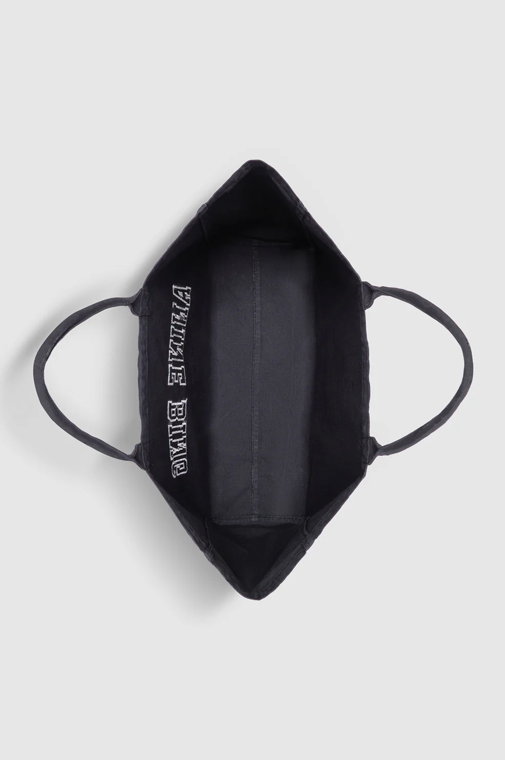 Leo Canvas Tote - Washed Black - Image 3