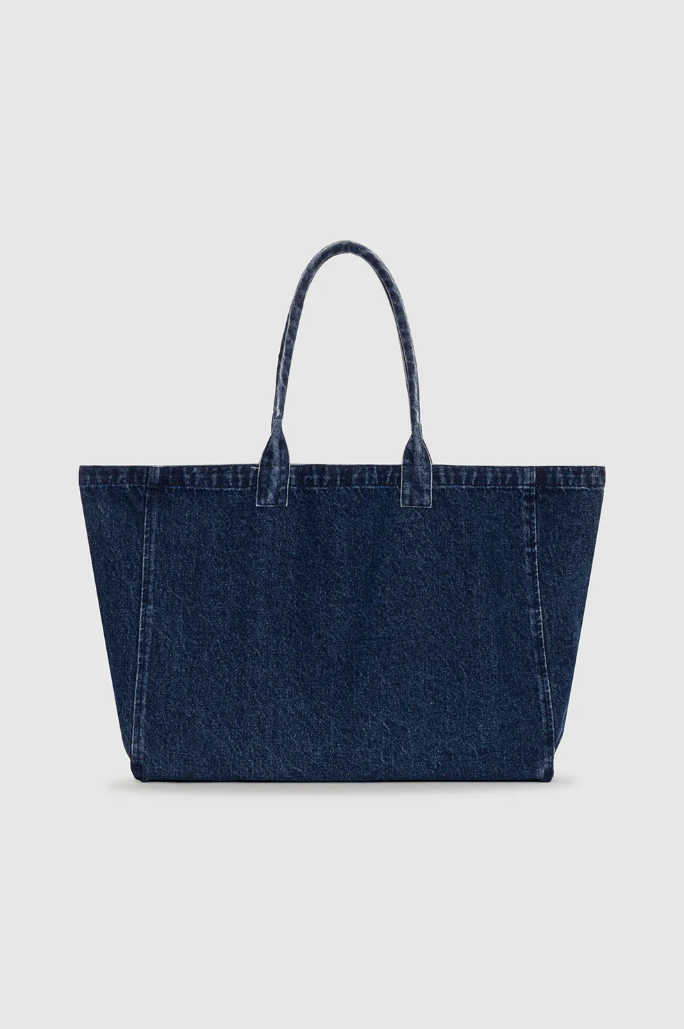 Leo Denim Tote - Ink Blue - Image 3