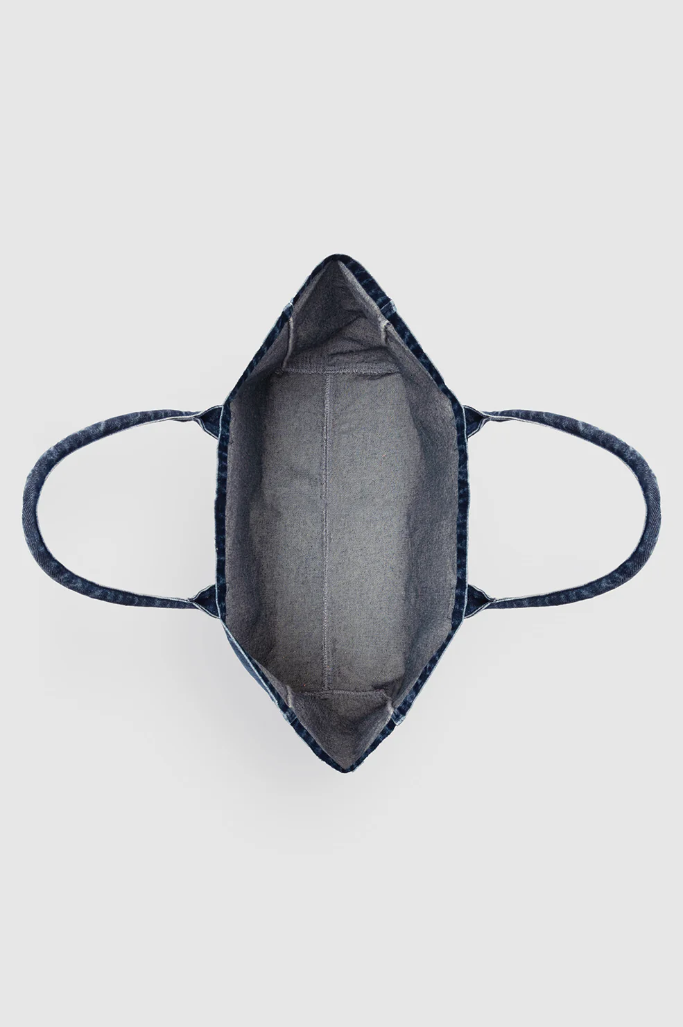 Leo Denim Tote - Ink Blue - Image 5