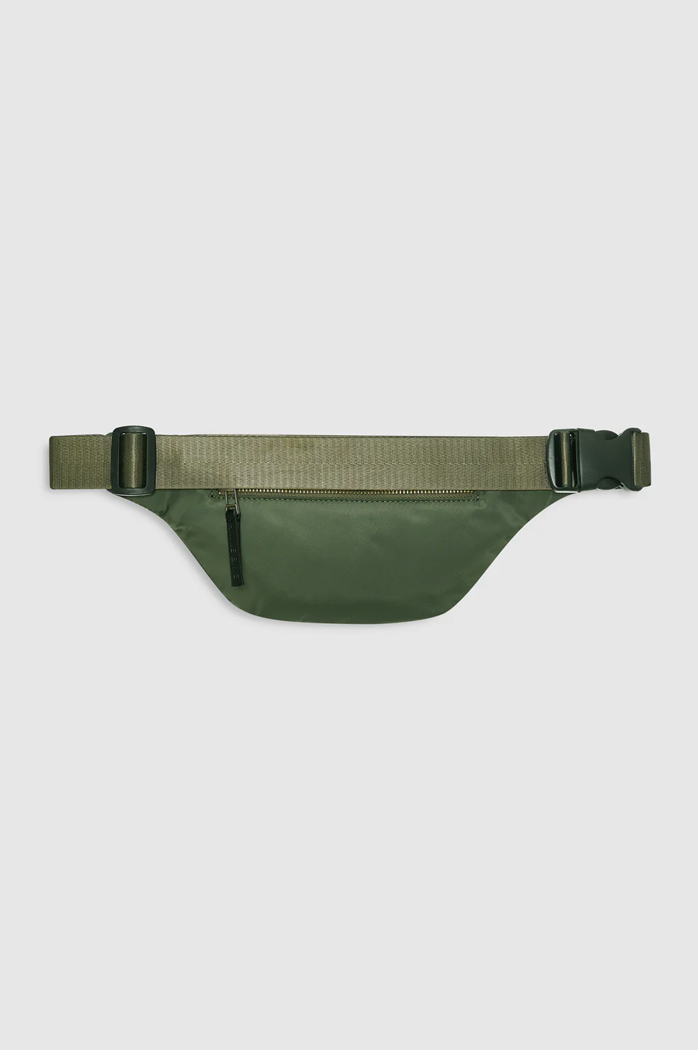 Leon Small Waist Bag Nylon - Army Green - Image 3