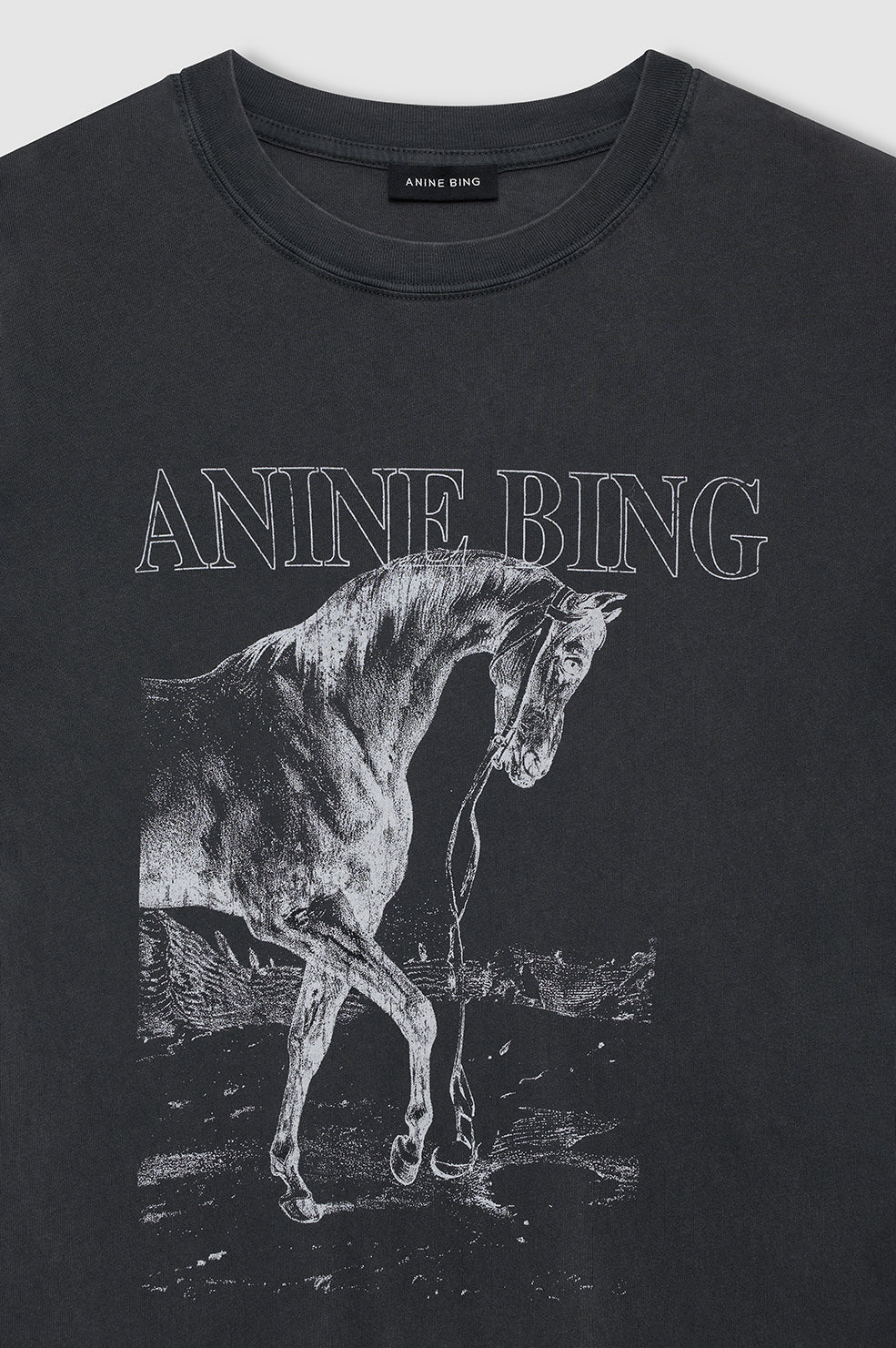 Lili Tee Horse - Washed Black - Image 4