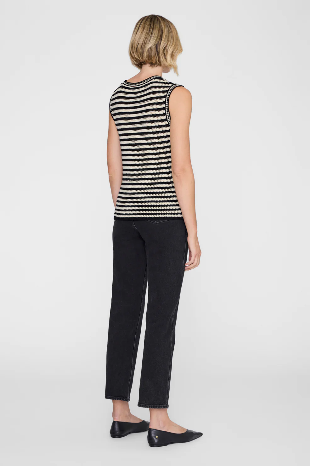 Lowen Sweater - Black And Ivory Stripe - Image 5