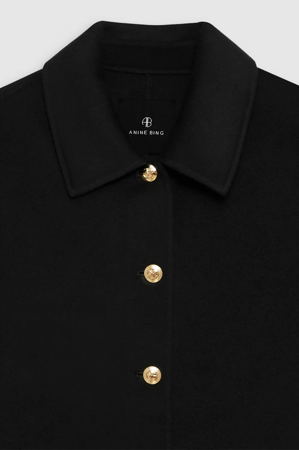 Luca Jacket - Black Cashmere Blend - Image 4