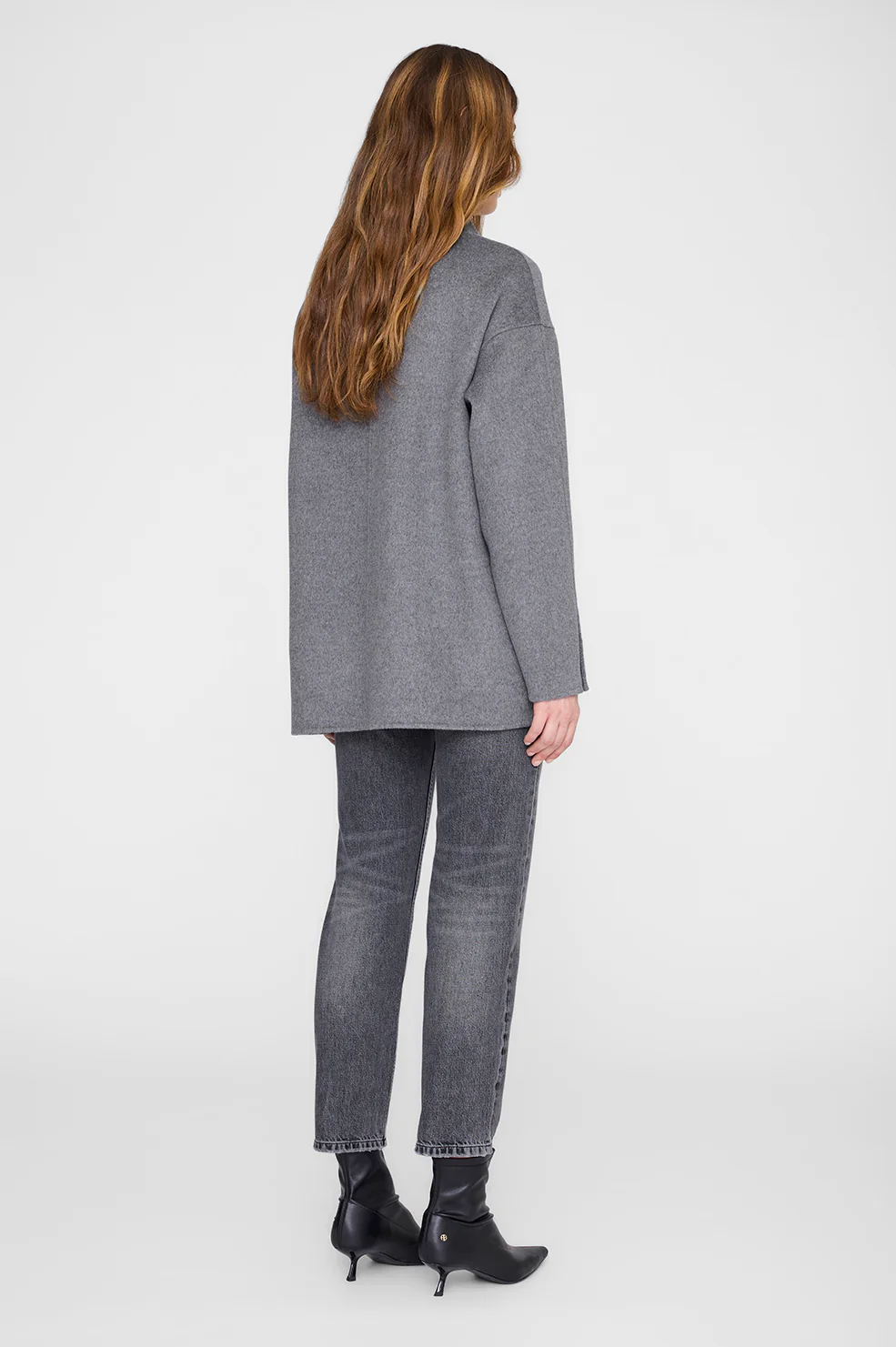 Luca Jacket - Heather Grey Cashmere Blend - Image 5