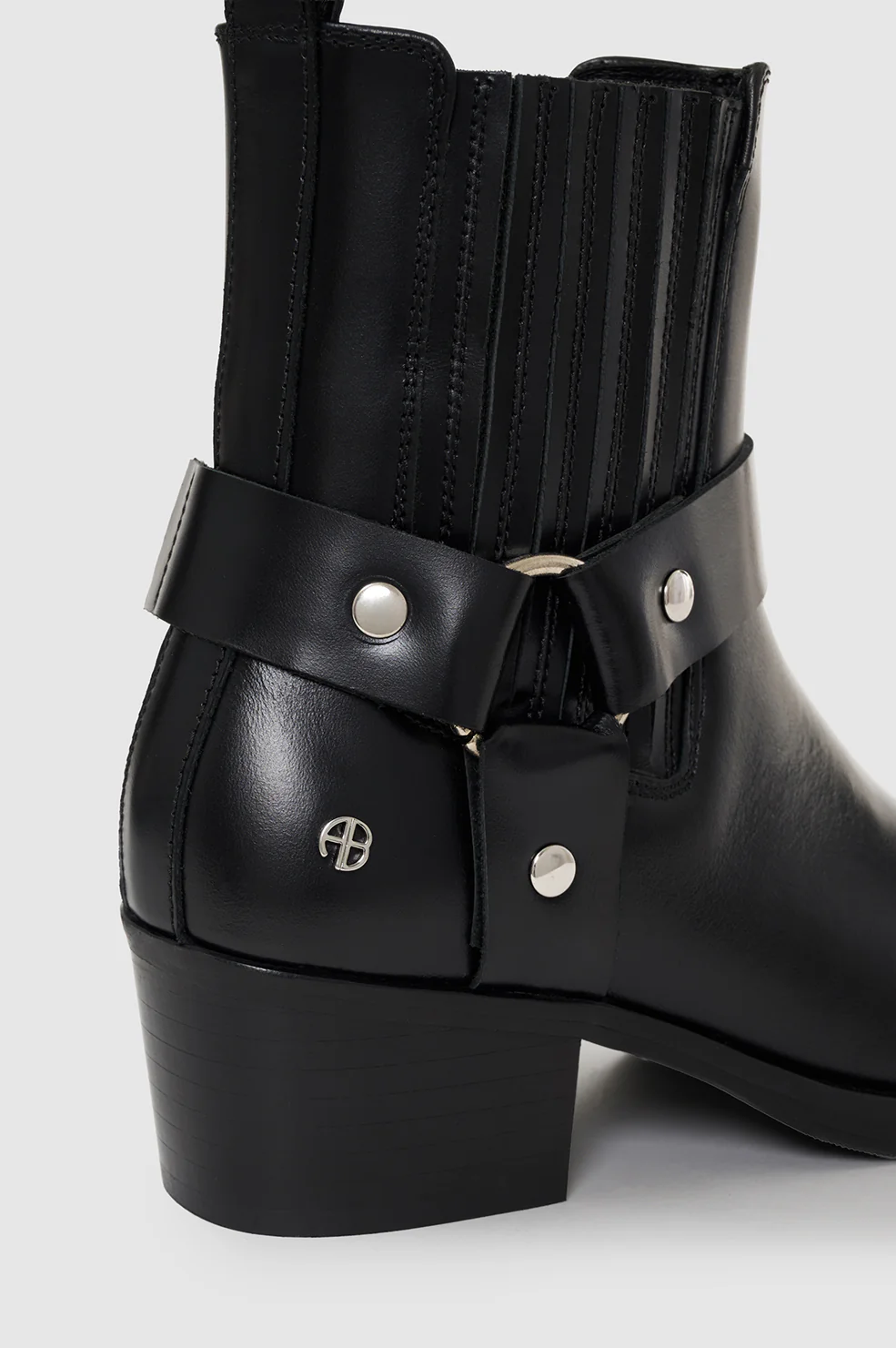 Mid Biker Boots - Black - Image 4
