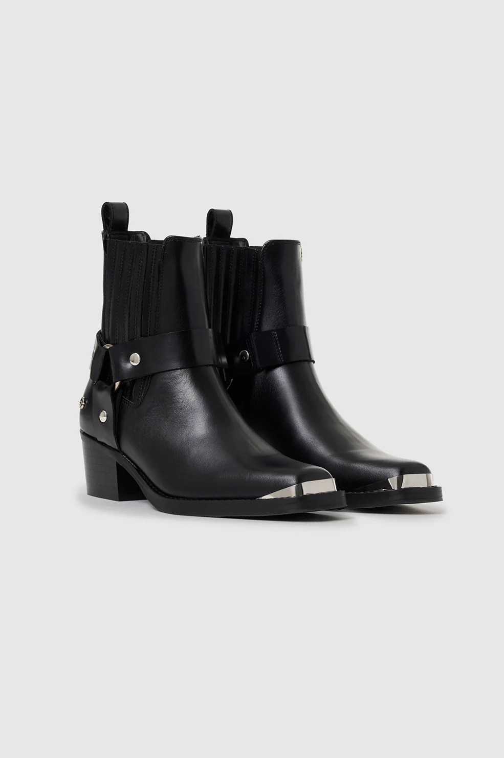 Mid Biker Boots - Black - Image 5