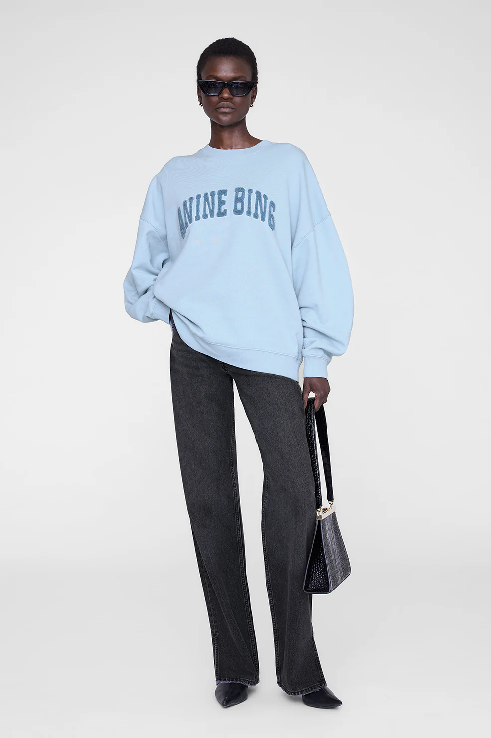 Miles Sweatshirt Anine Bing - Pale Blue