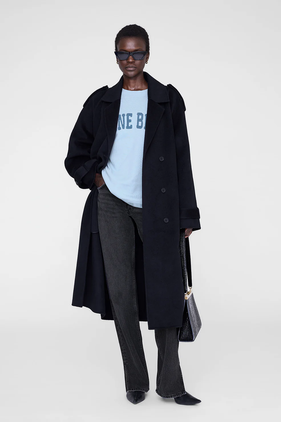 Miles Sweatshirt Anine Bing - Pale Blue - Image 2