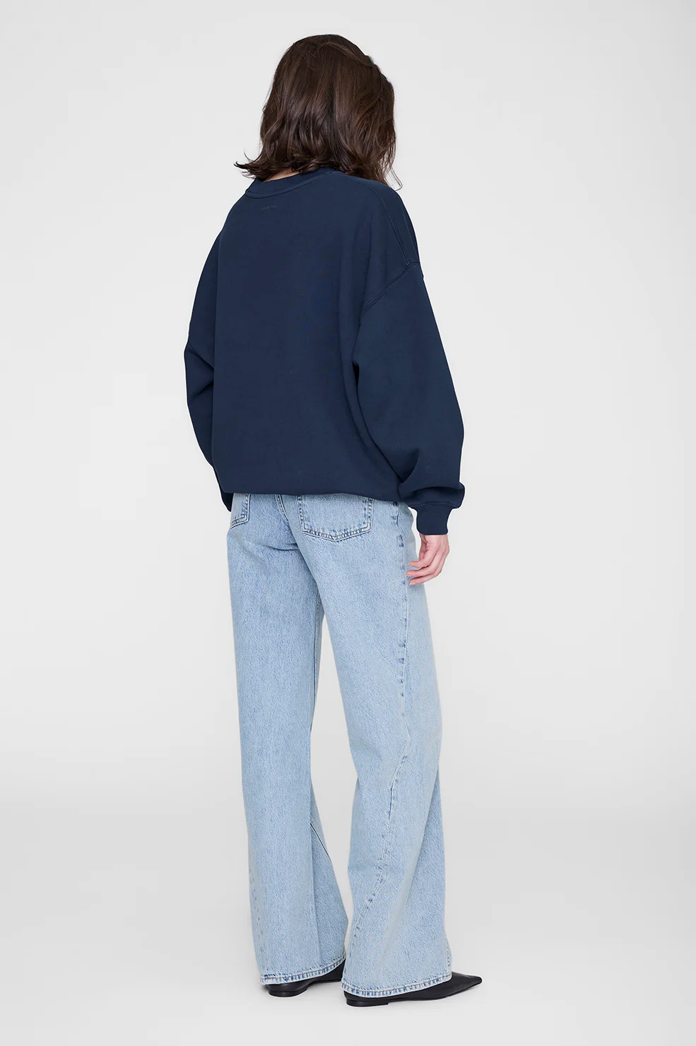 Miles Sweatshirt Collegiate - Dark Navy - Image 5