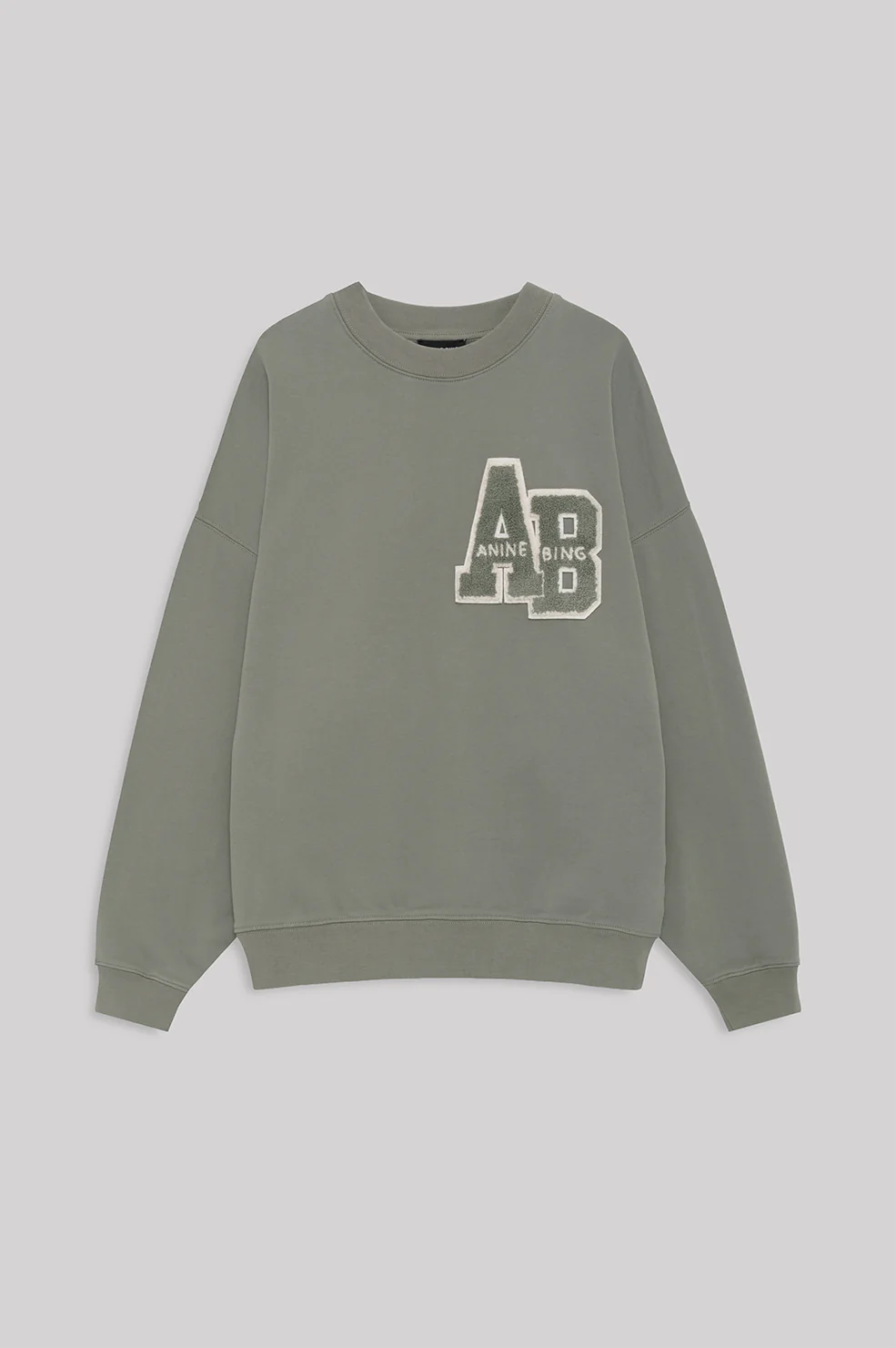 Miles Sweatshirt Letterman - Sage - Image 3