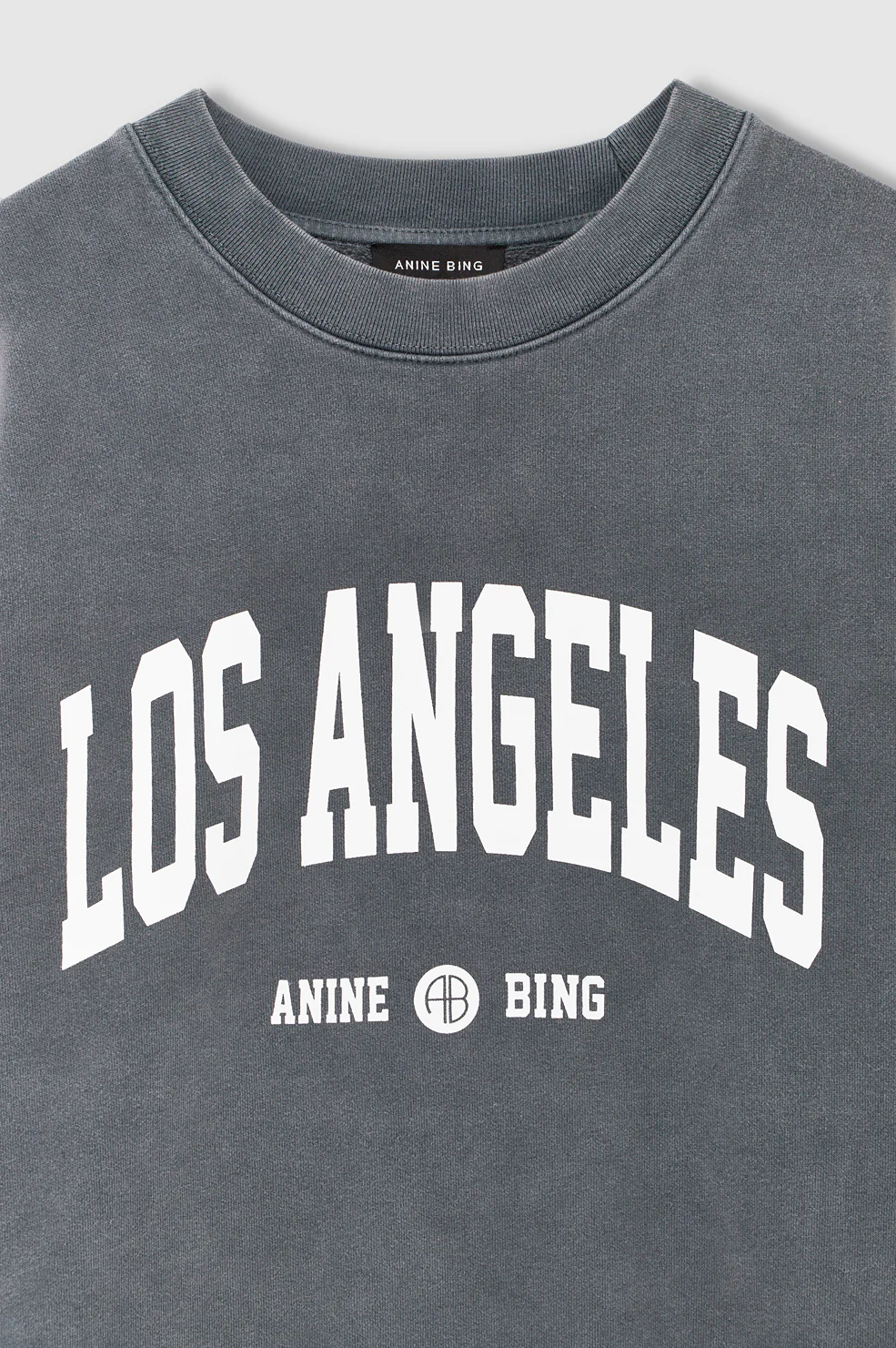 Miles Sweatshirt Los Angeles University - Washed Grey - Image 4