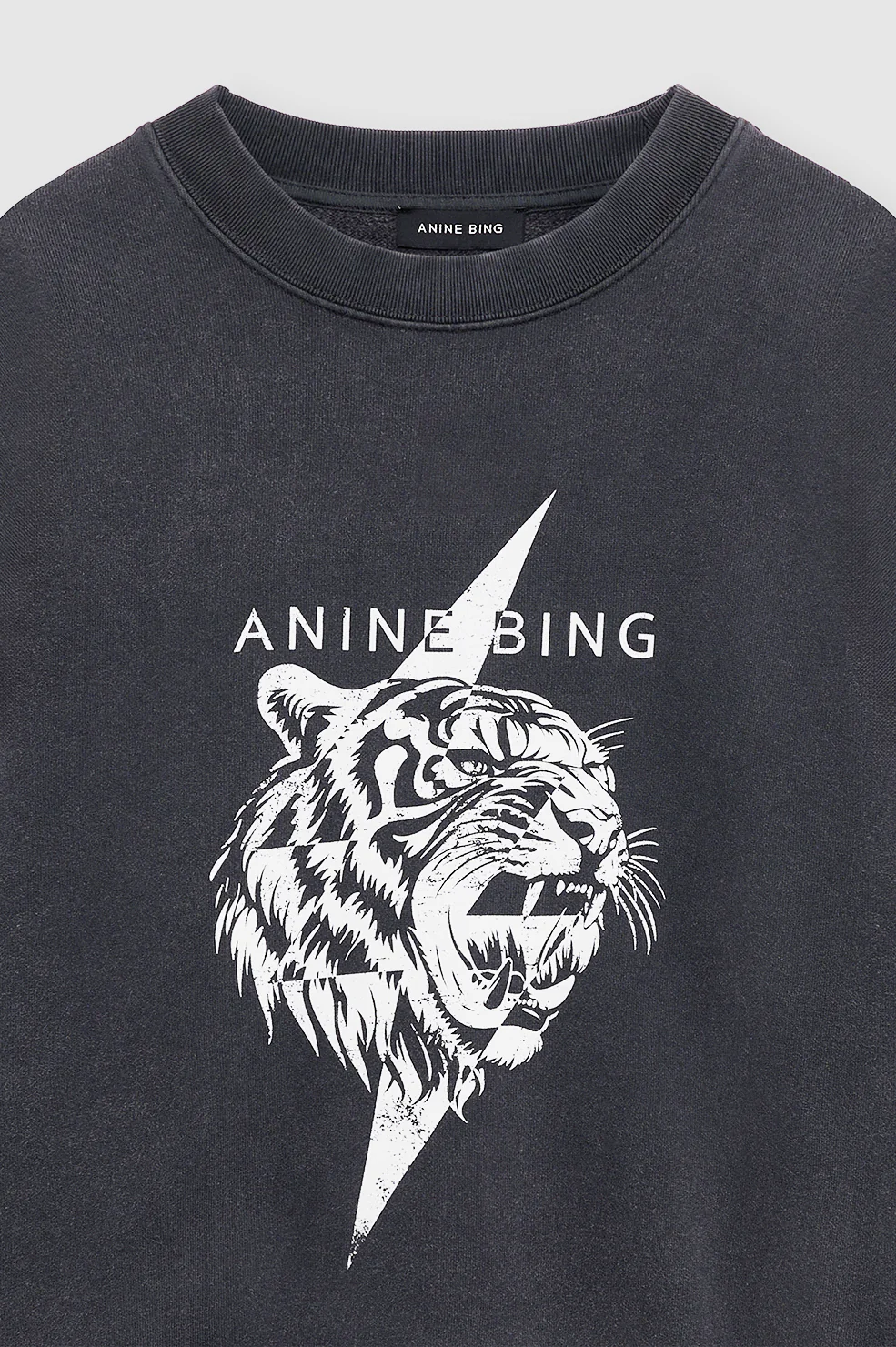 Miles Sweatshirt Tiger - Vintage Black - Image 4