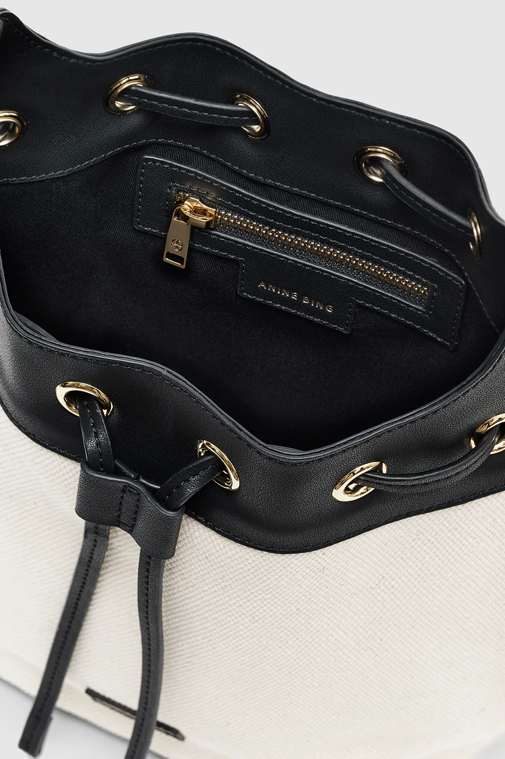 Mini Alana Bucket Bag - Natural - Image 5