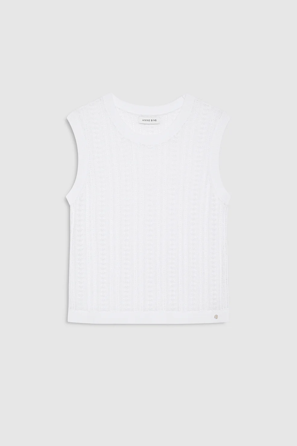 Moni Crop Tank - White - Image 3