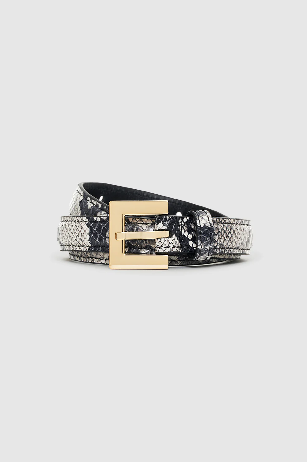 Nicola Belt - Black And White Snake - Image 3