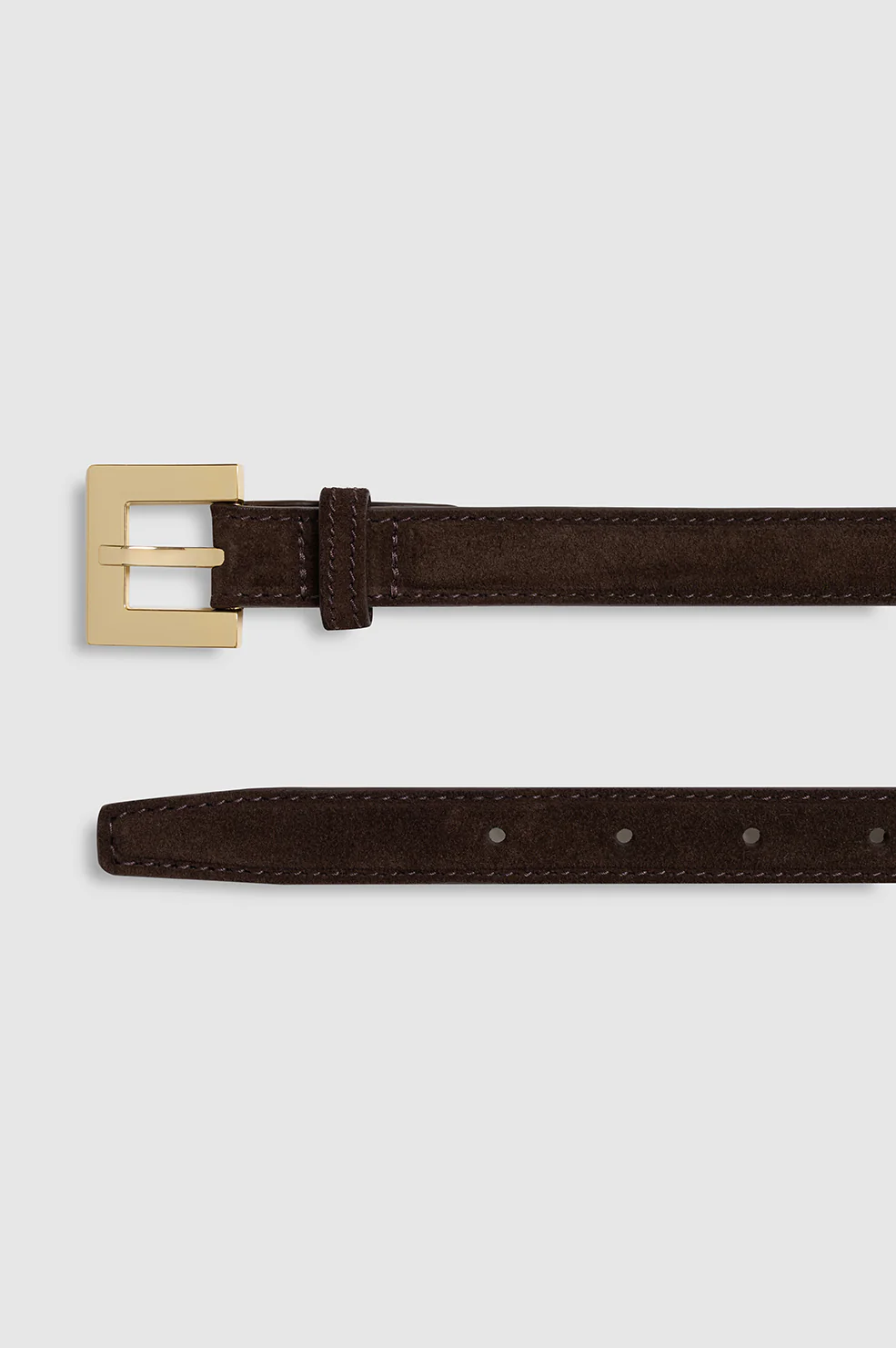 Nicola Belt - Dark Brown Suede - Image 4