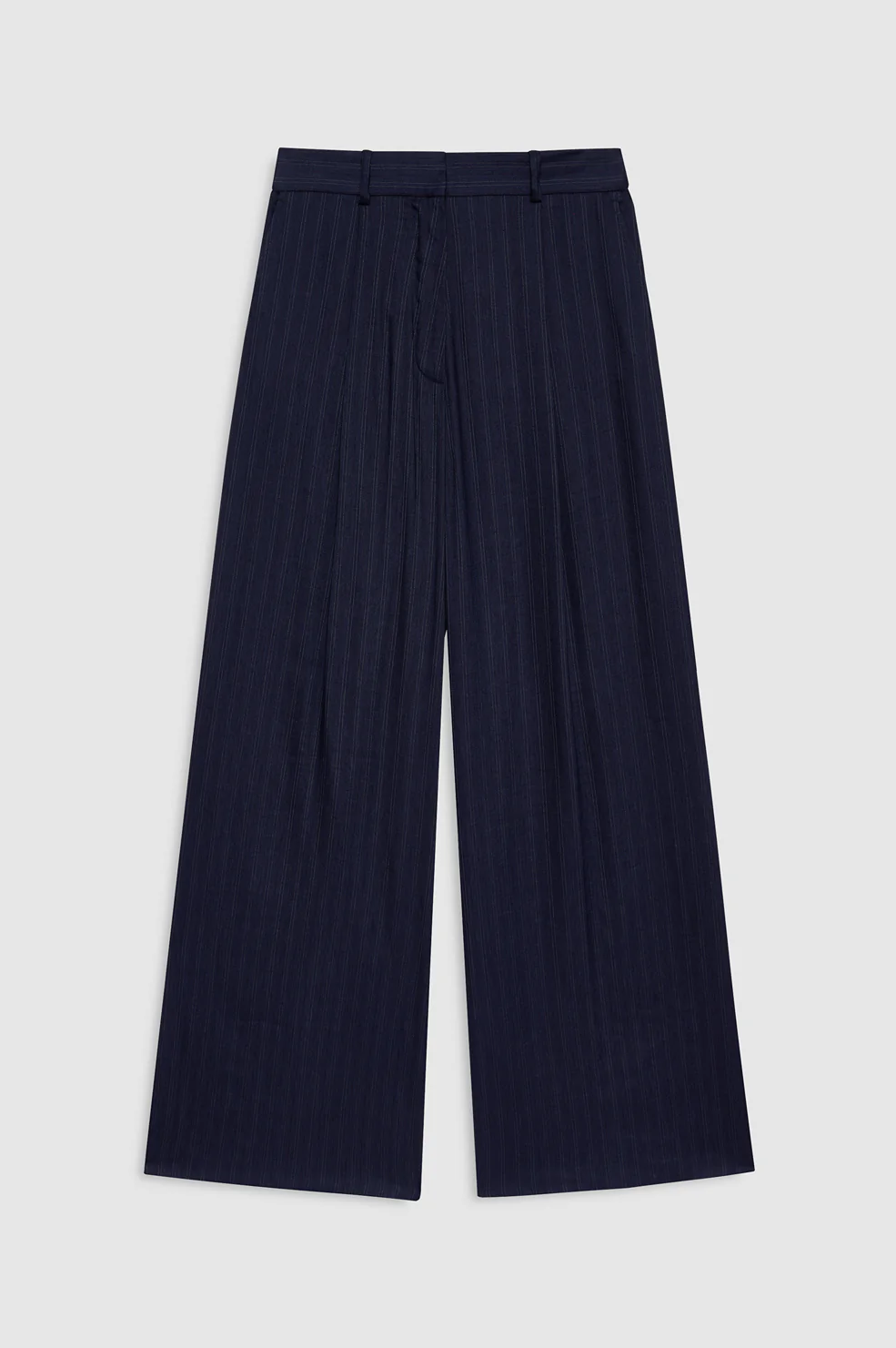 Paola Trouser - Navy Pinstripe - Image 3
