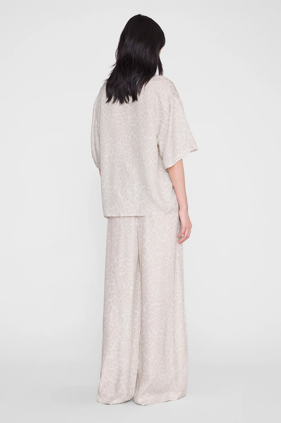 Roslyn Pant - Washed White Leopard - Image 5