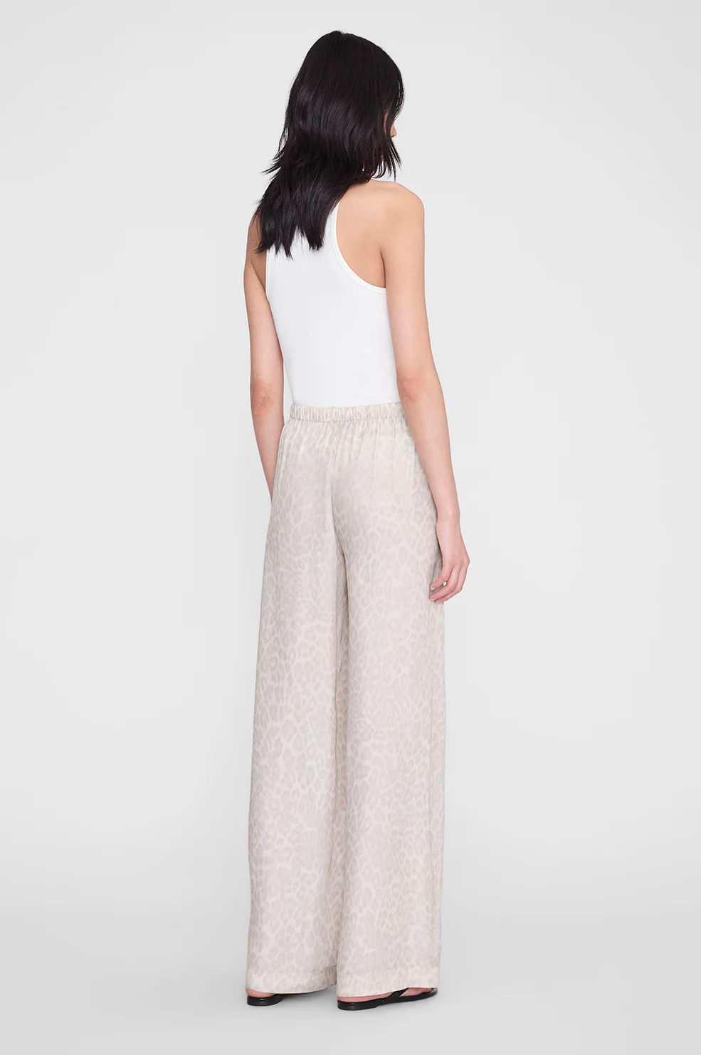 Roslyn Pant - Washed White Leopard - Image 6