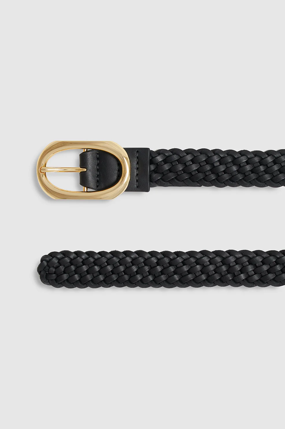 Signature Link Belt Braided - Black - Image 5