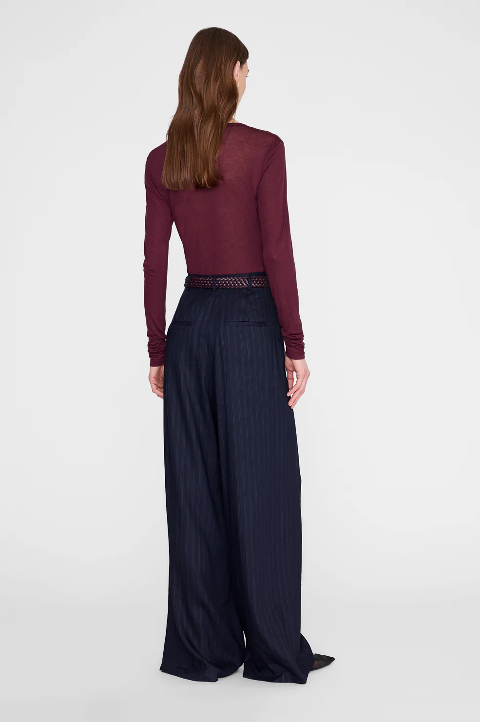 Sylvie Long Sleeve Tee - Fig - Image 2