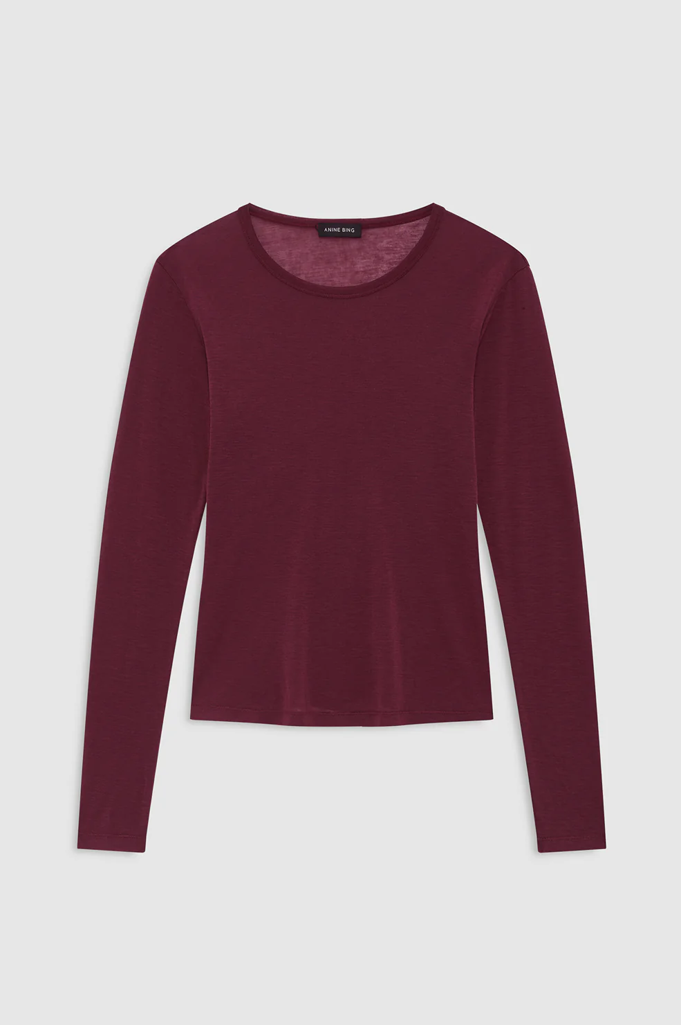 Sylvie Long Sleeve Tee - Fig - Image 3