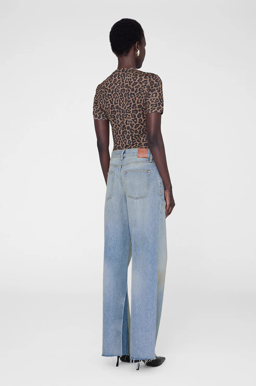Sylvie Tee - Black And Brown Leopard - Image 3